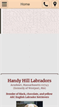 Mobile Screenshot of handyhilllabradors.com